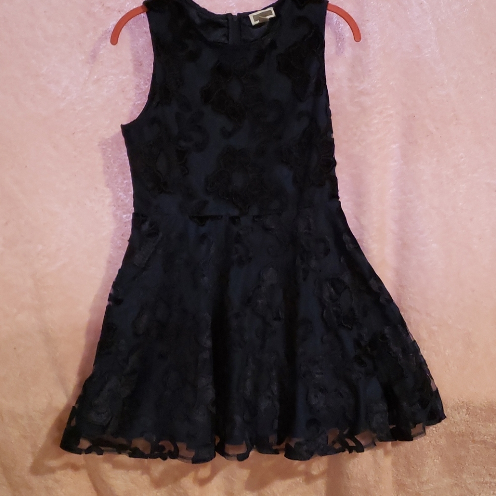 Navy Blue Skater Dress